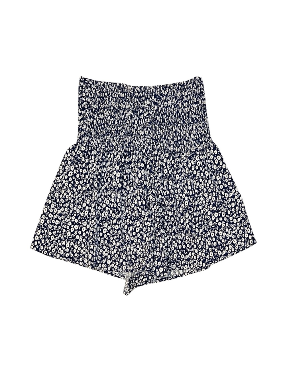 SHEIN Women's Blue And White Floral Shorts Size XS
